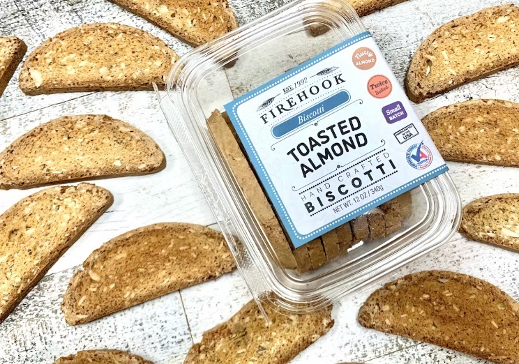 Firehook Biscotti toasted almond