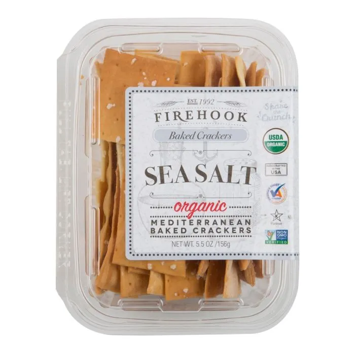 firehook sea salt crackers